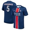 Maglia ufficiale Paris Saint Germain Marquinhos 5 Casa 2024-25 per Uomo